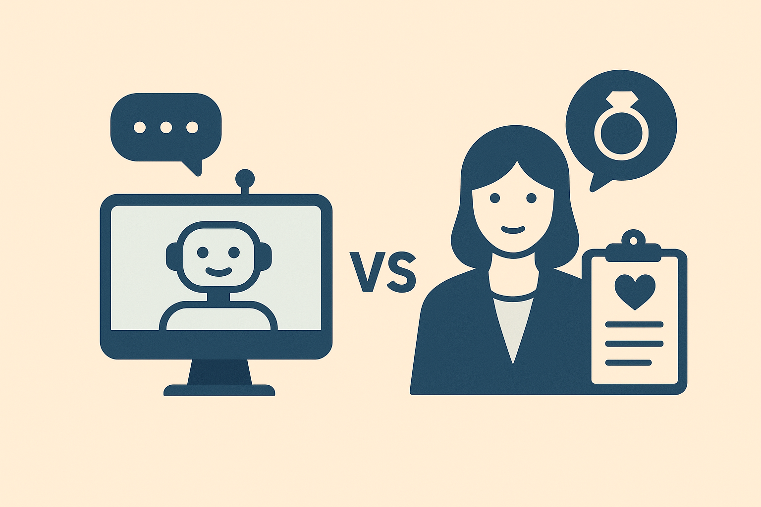 Comparing Chatbots with Traditional Wedding Planners