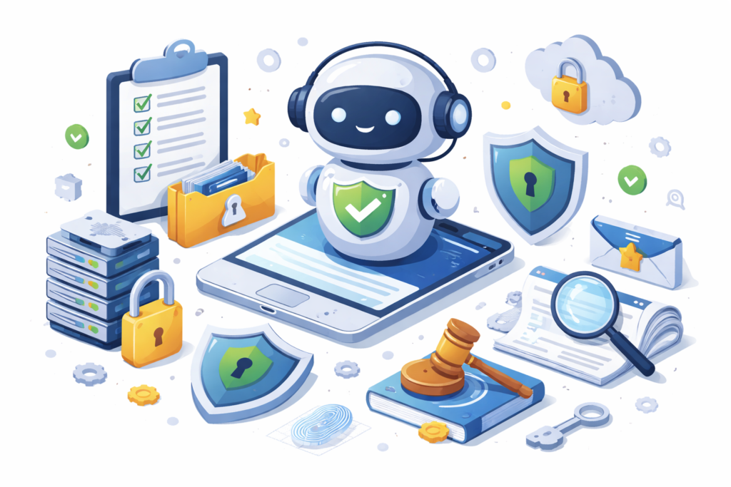 Security and Compliance in IT Chatbots