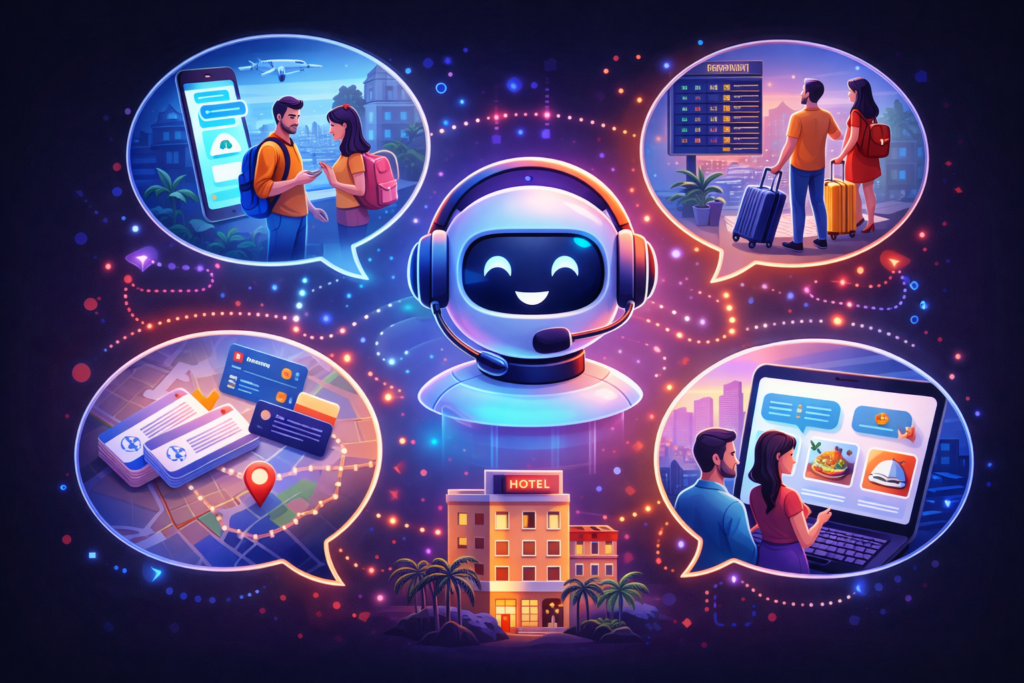 Popular Use Cases of Travel Chatbots