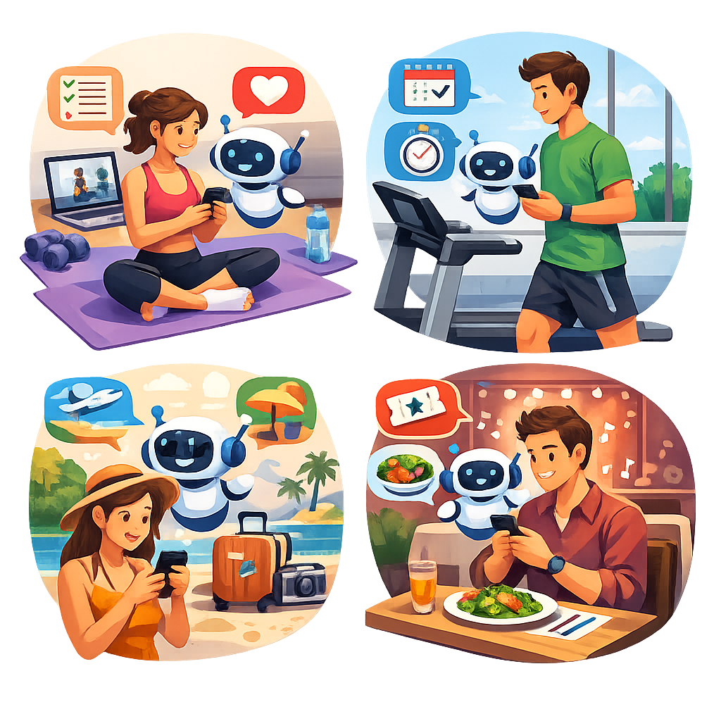 Use Cases of Fitness & Leisure Chatbots