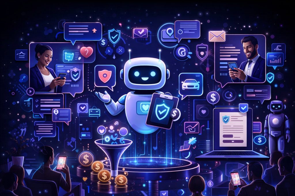 Insurance Chatbots for Lead Generation and Sales Automation