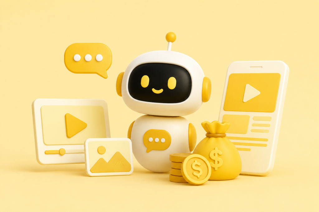 Content Monetization with Media Chatbots