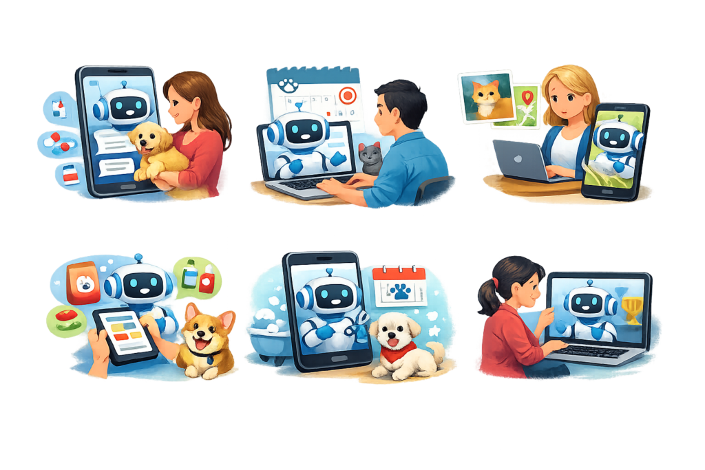 Use Cases of Pet Care Chatbots