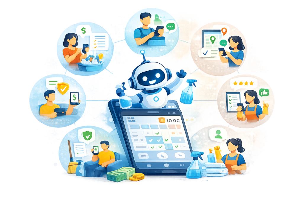Use Cases of Cleaning Services Chatbots