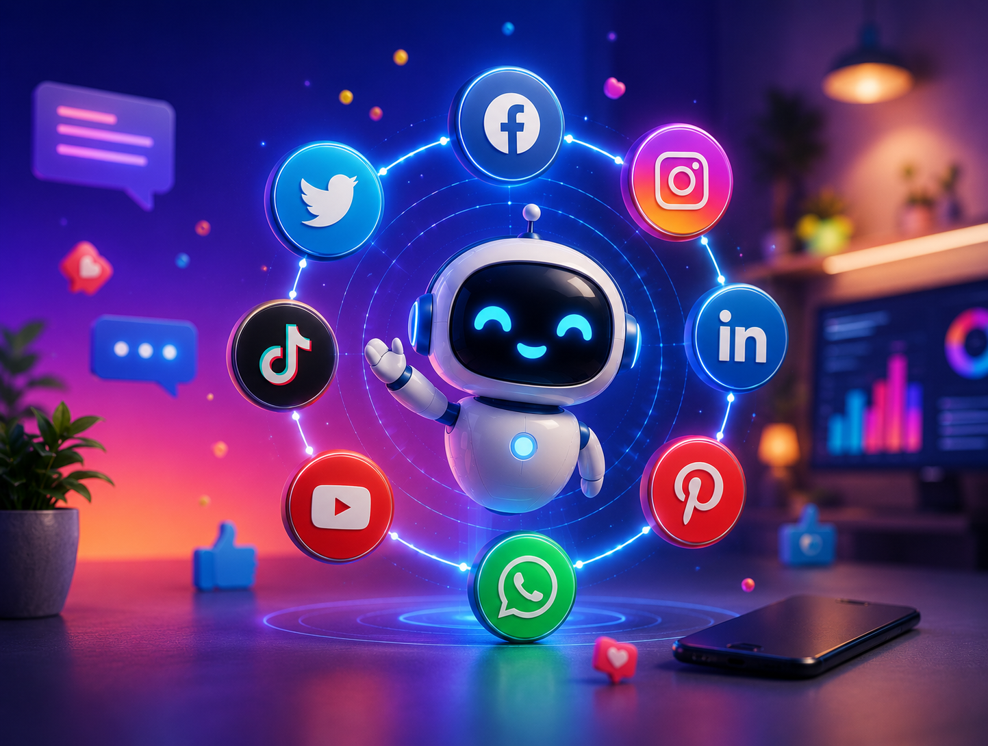 Get Social Shares Chatbot 1