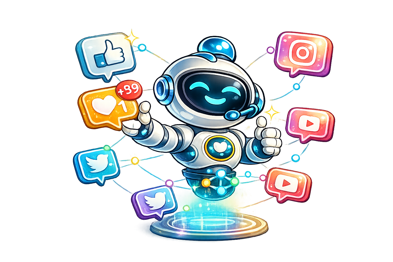 Get Social Shares Chatbot 2
