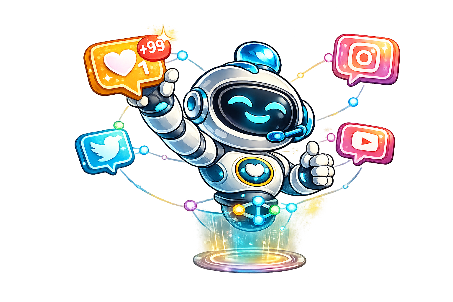 Get Social Shares Chatbot 3
